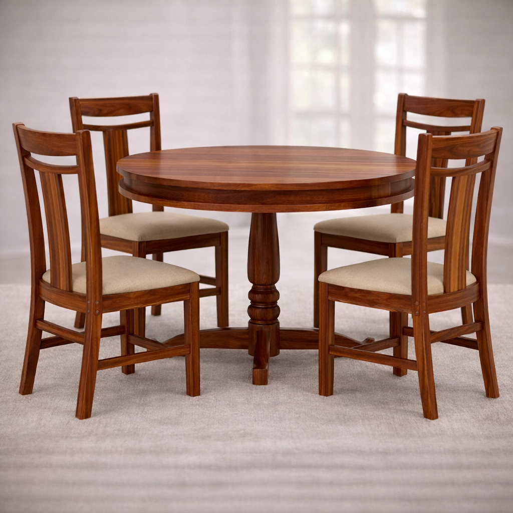 The Artisan Padded Circular Dining Suite