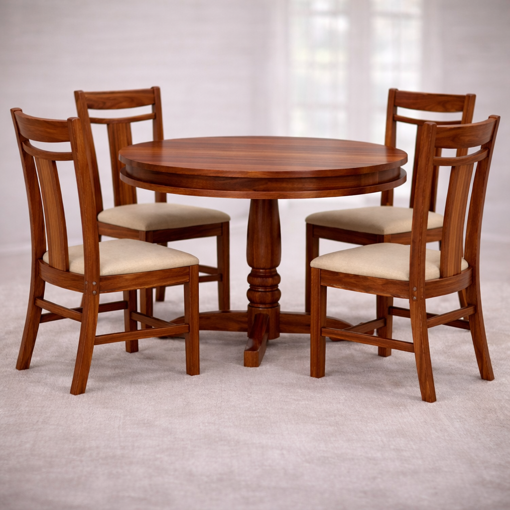 The Artisan Padded Circular Dining Suite