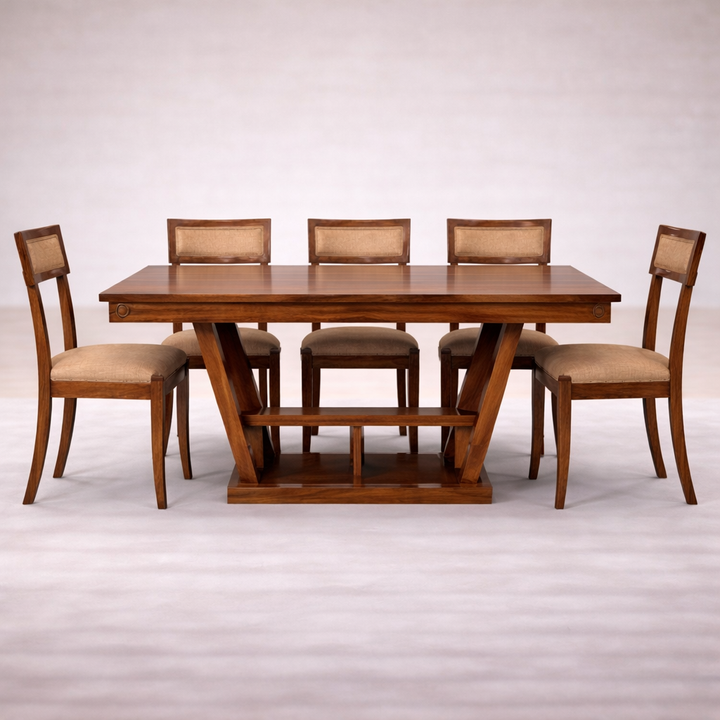 The Artisan Curved-Back Upholstered Dining Suite