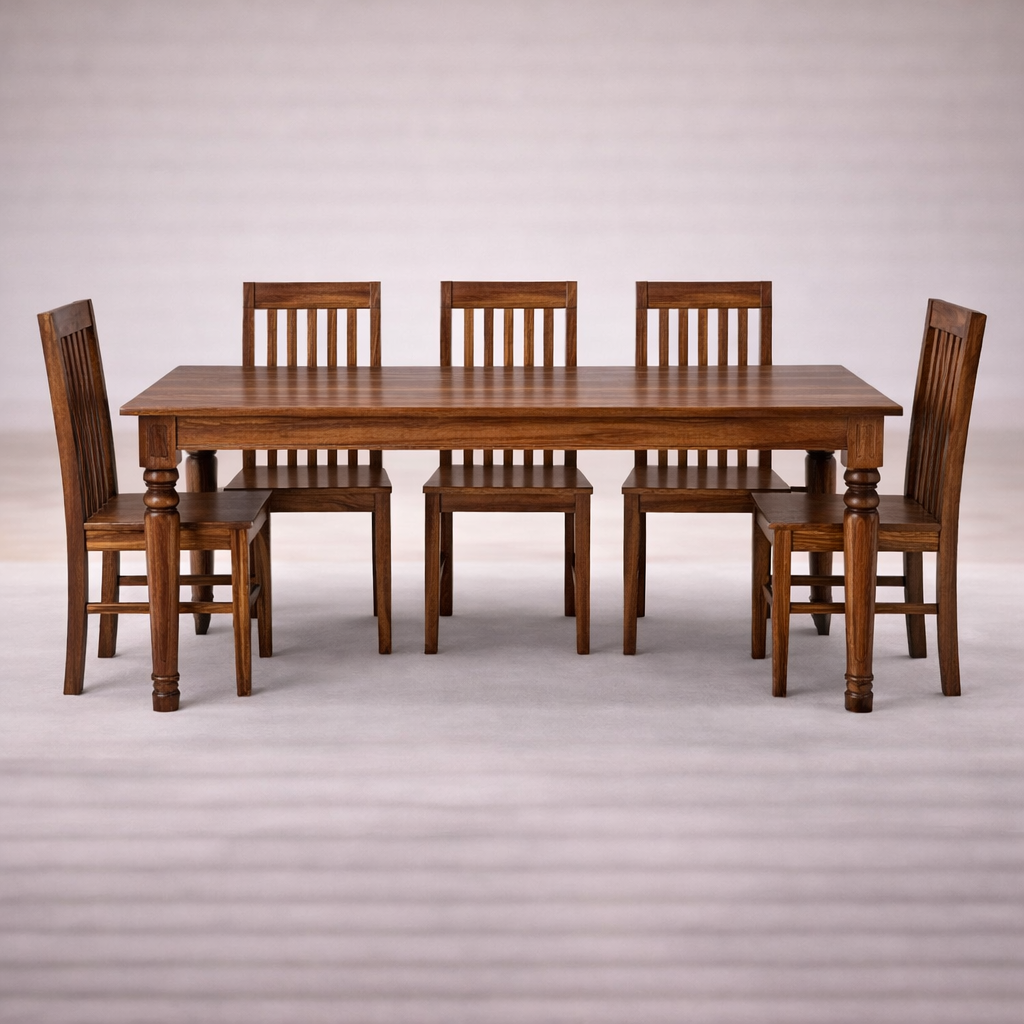 The Artisan High-Back Slatted Dining Suite