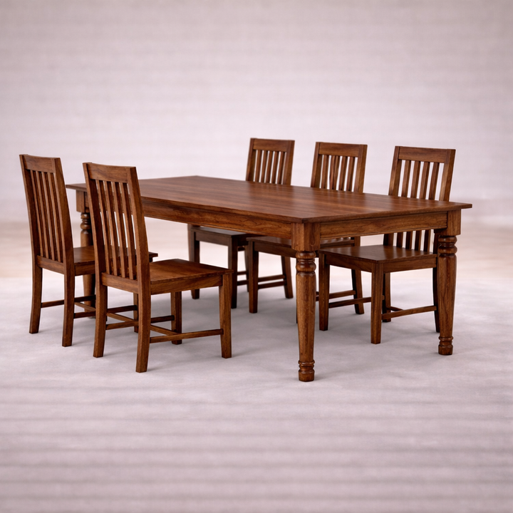 The Artisan High-Back Slatted Dining Suite