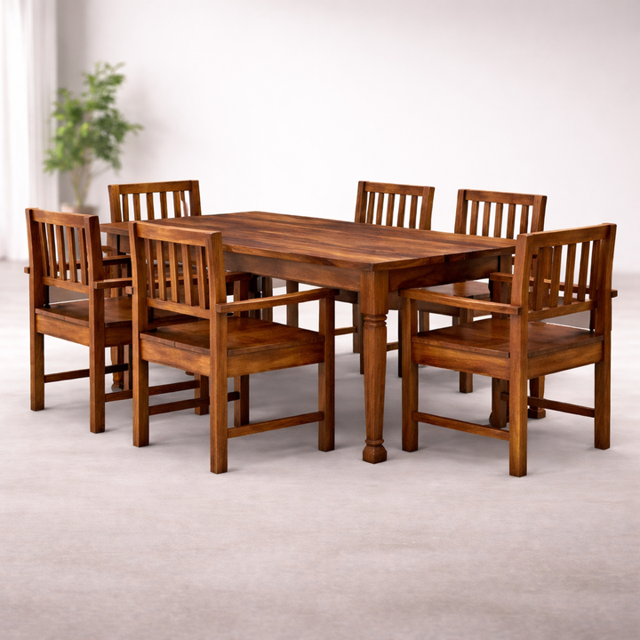 The Artisan Architectural Slatted Dining Suite