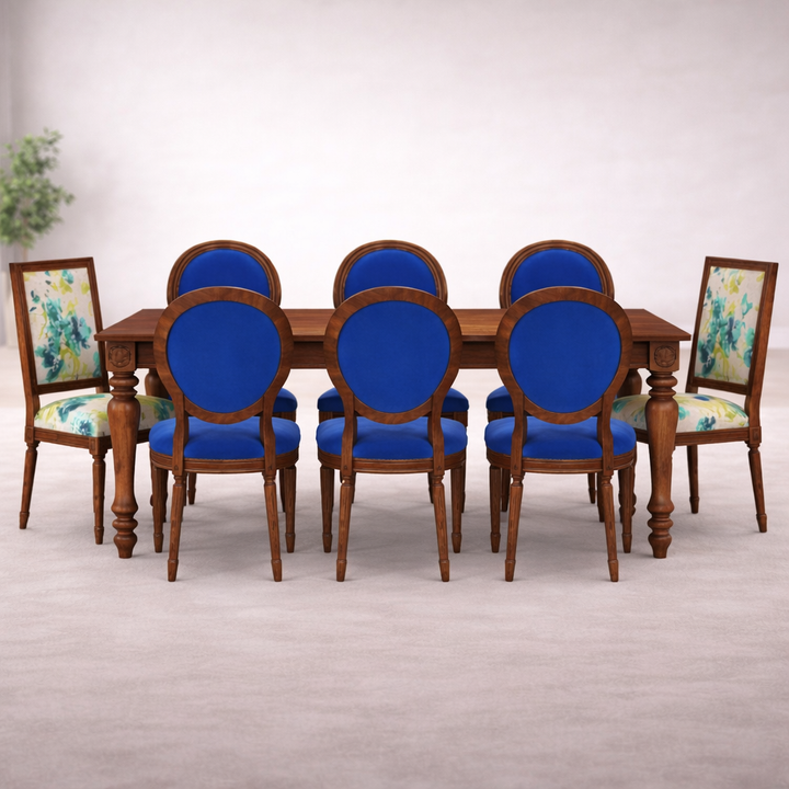 The Artisan Regal Royal Blue Dining Suite