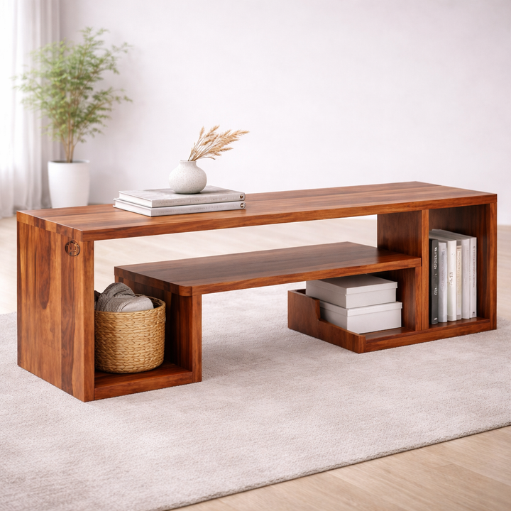 The Artisan Interlocking Geometric Media Bench