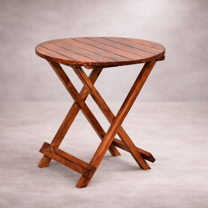 The Artisan X-Frame Folding Side Table