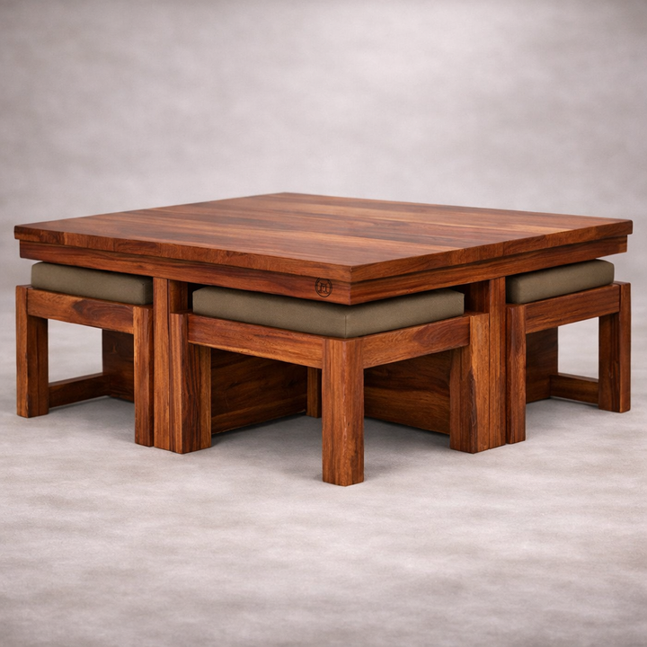 The Artisan Nested-Stool Coffee Table