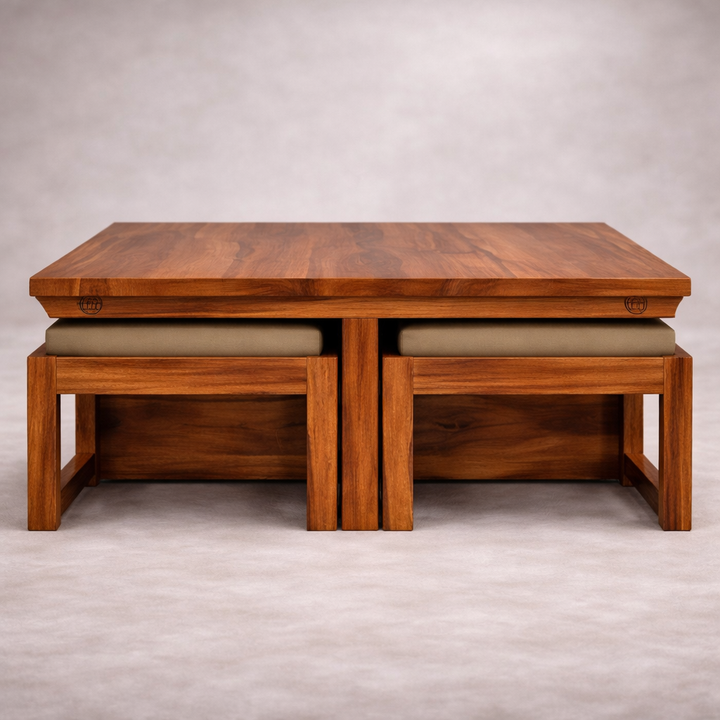 The Artisan Nested-Stool Coffee Table