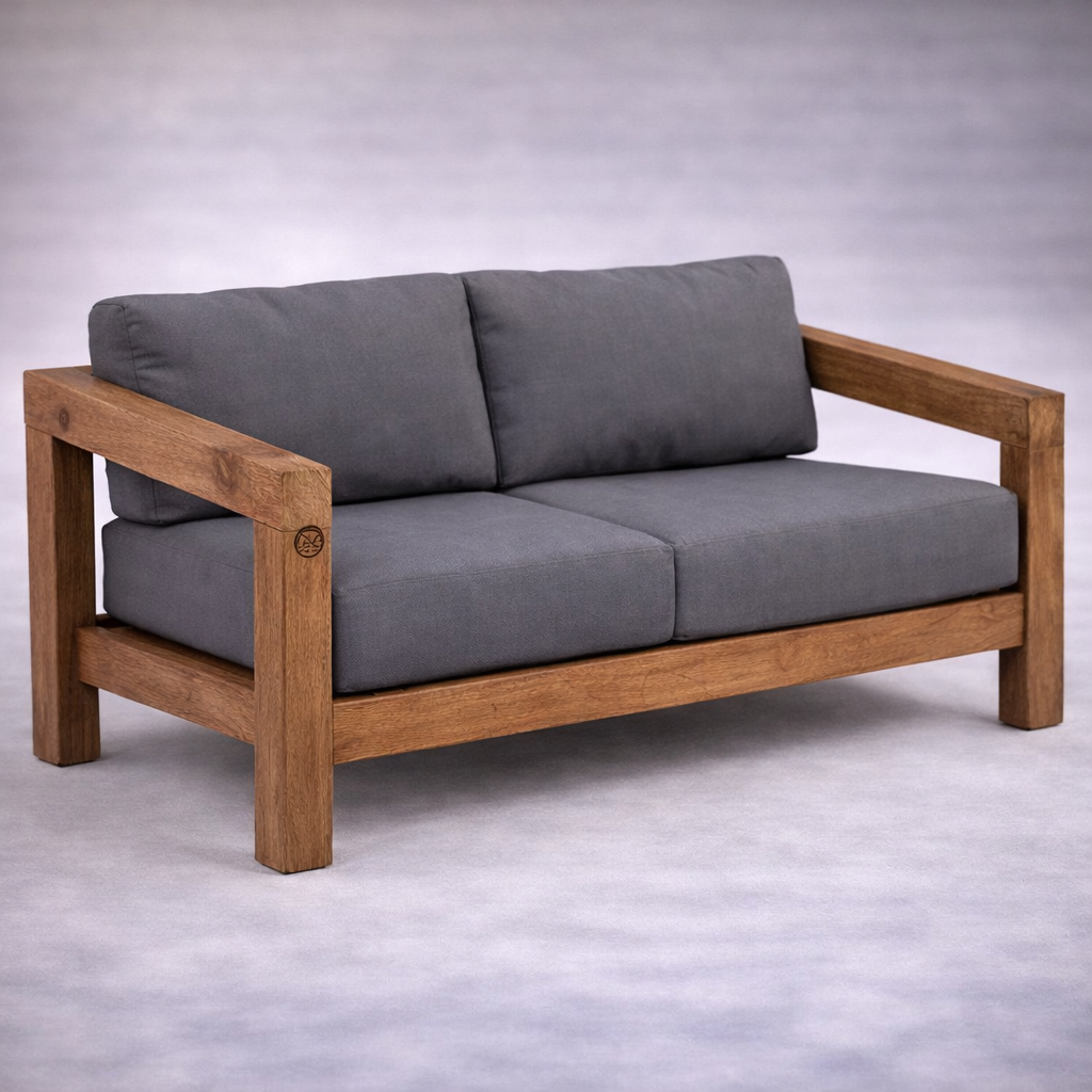 The Artisan Angled-Frame 2-Seater Sofa