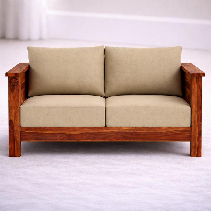 The Artisan Solid-Paneled 2-Seater Sofa