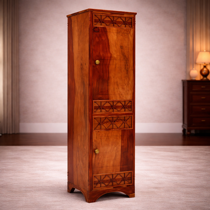 The Artisan Star-Carved Slim Wardrobe