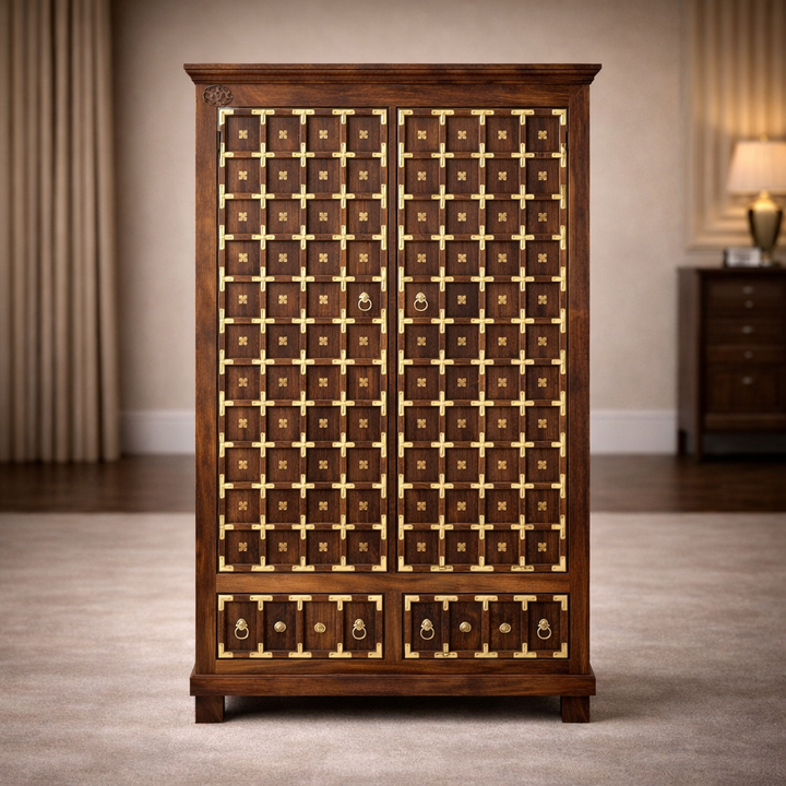 The Artisan Jali-Panel Wardrobe