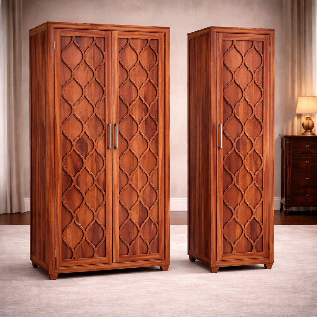 The Artisan Lattice-Gothic Wardrobe