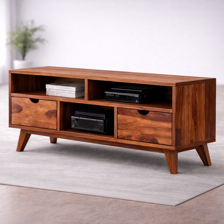 The Artisan Compact Mid-Century Media Console