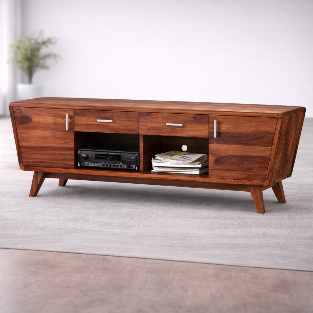 The Mid-Century Modern Media Console