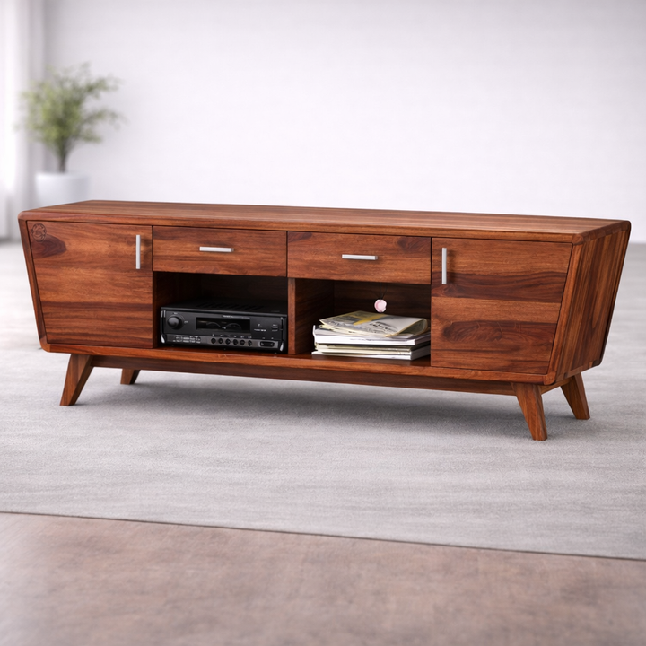 The Mid-Century Modern Media Console