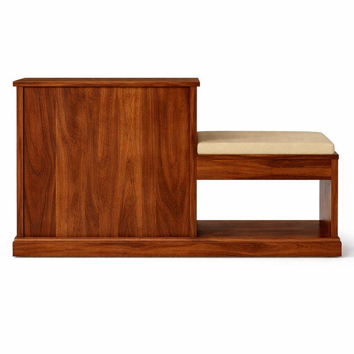 The Artisan Mosaic-Inlay Entryway Storage Bench
