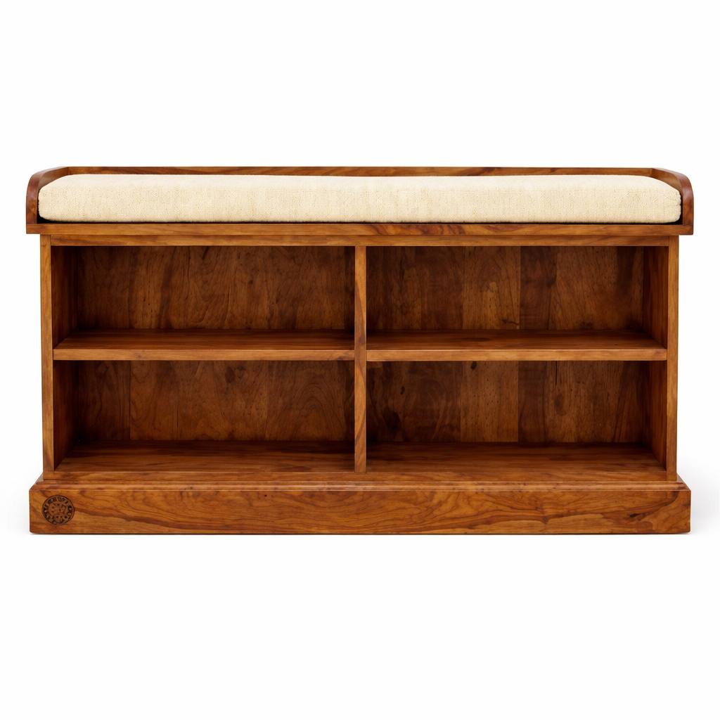 The Artisan Multi-Section Open Shoe Rack Bench