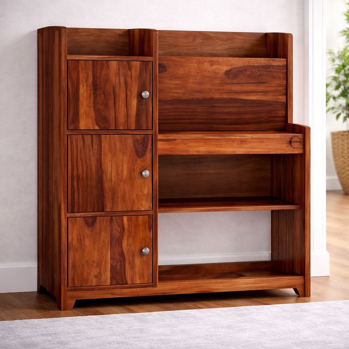 The Artisan Vertical-Hutch Study Station