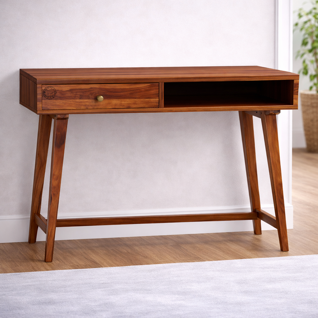 The Artisan Mid-Century Split-Surface Study Table