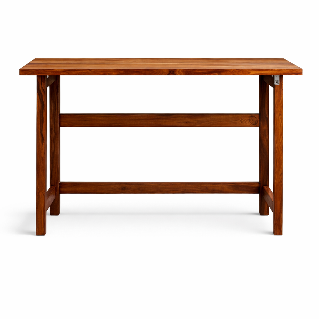 The Artisan Compact Solid-Wood Study Desk