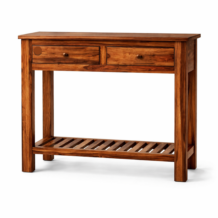 The Artisan Dual-Drawer Modern Console