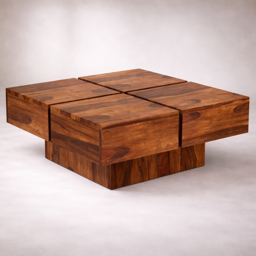 The Artisan Lattice-Front Storage Table