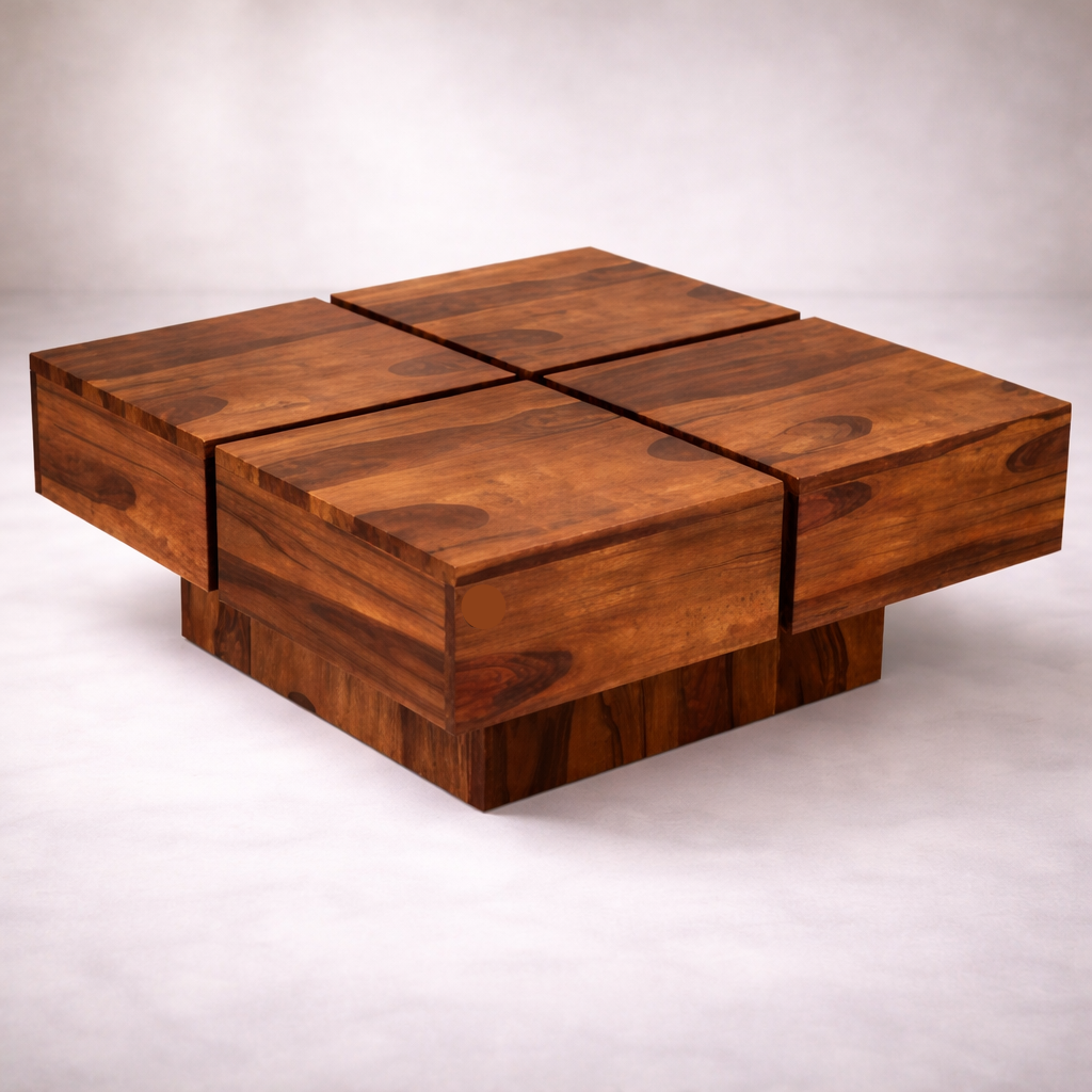 The Artisan Lattice-Front Storage Table