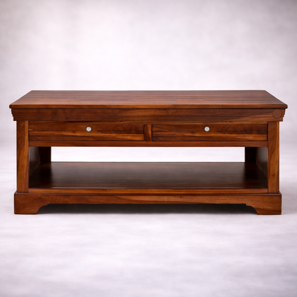 The Artisan Fluted Pedestal Coffee Table