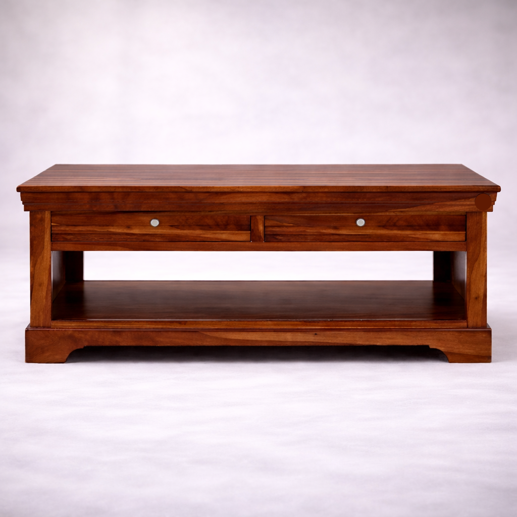 The Artisan Fluted Pedestal Coffee Table