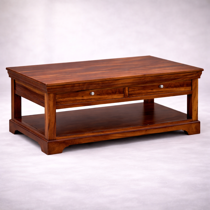 The Artisan Fluted Pedestal Coffee Table