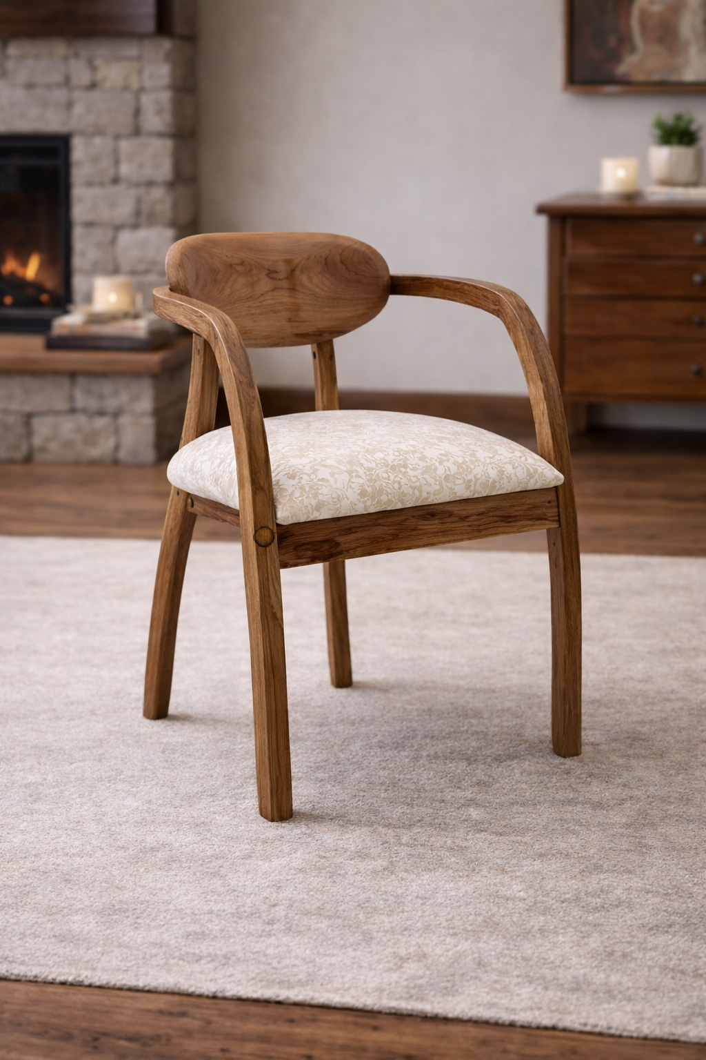 The Artisan Mid-Century Sculptural Side Chair