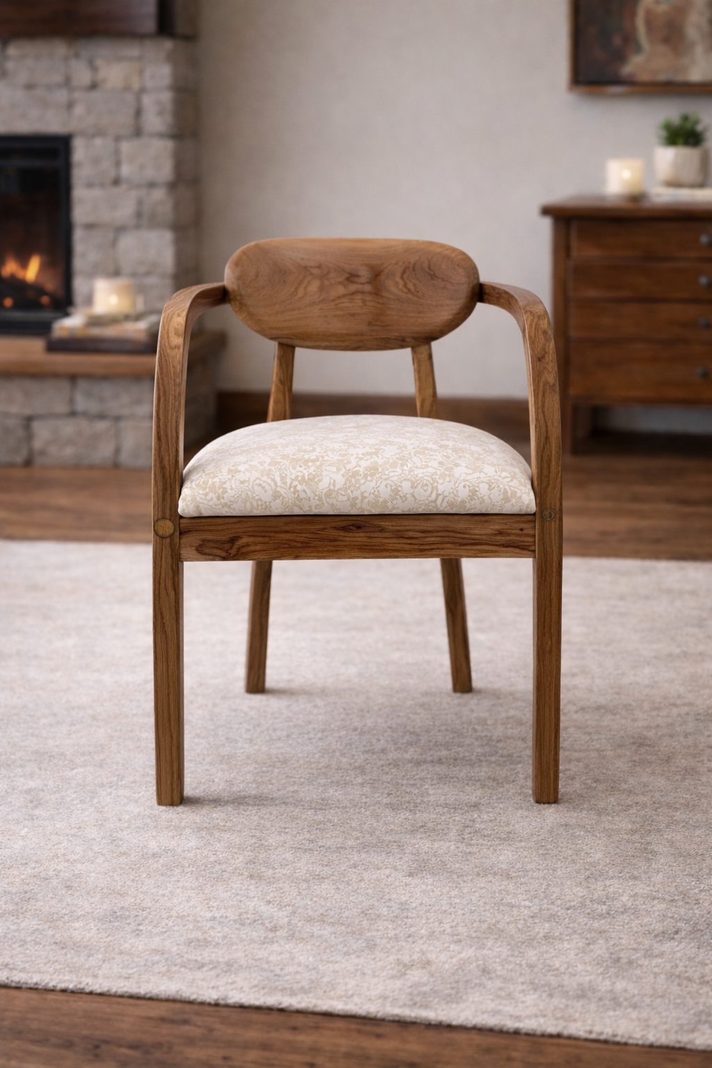The Artisan Mid-Century Sculptural Side Chair