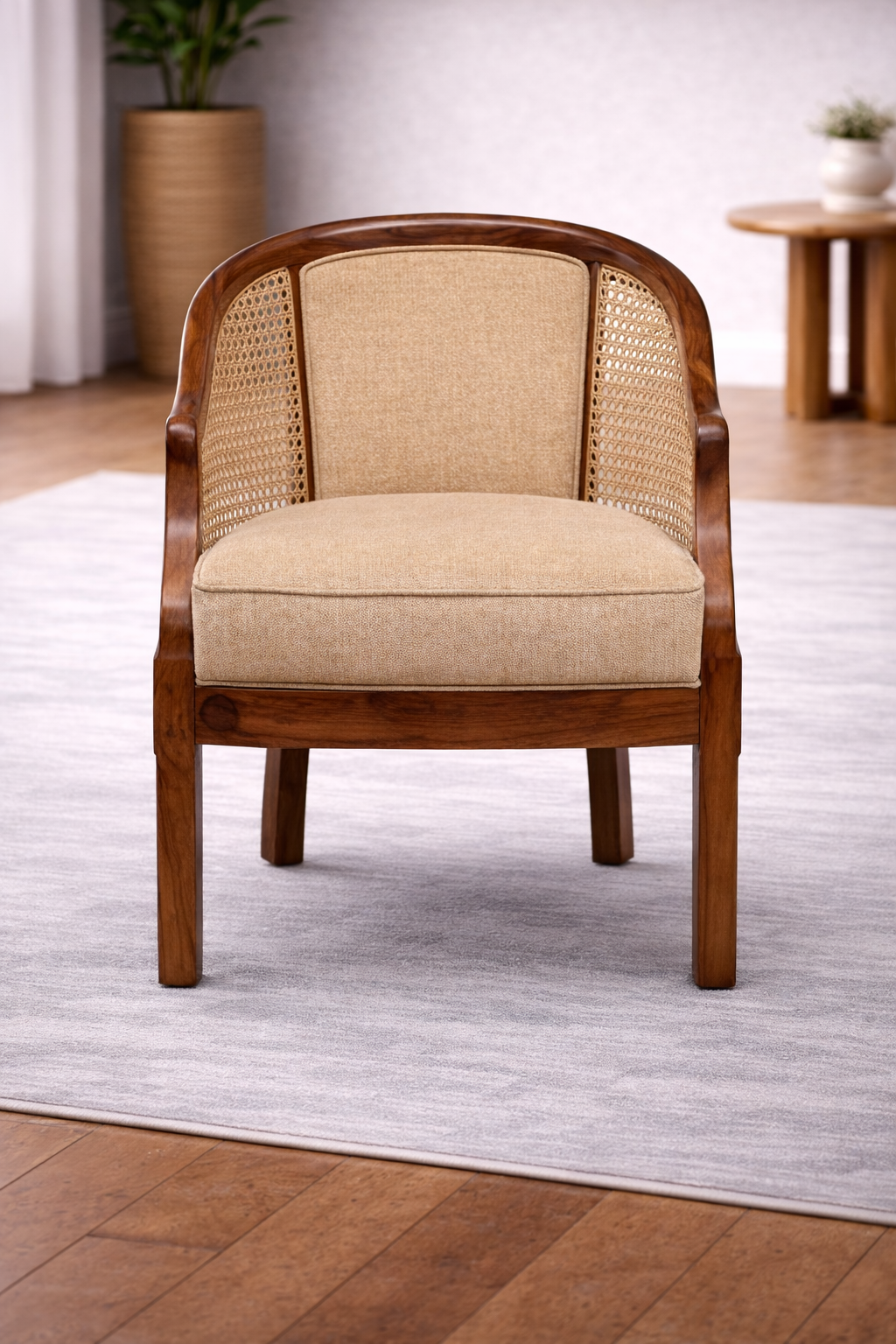 The Artisan Heritage Cane Barrel Chair