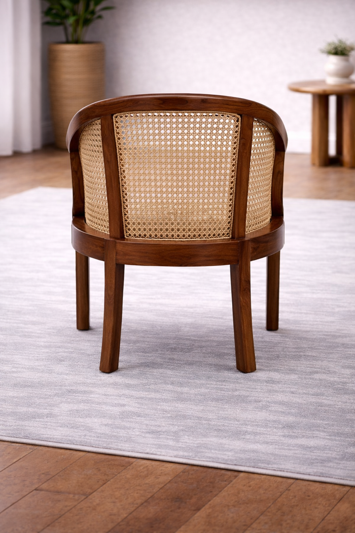 The Artisan Heritage Cane Barrel Chair