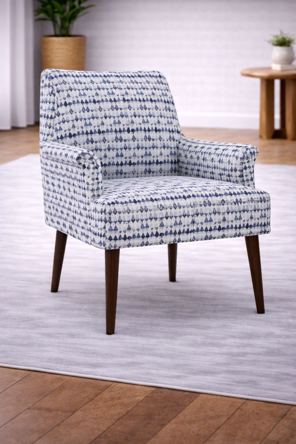 The Artisan Mosaic-Print Modern Armchair
