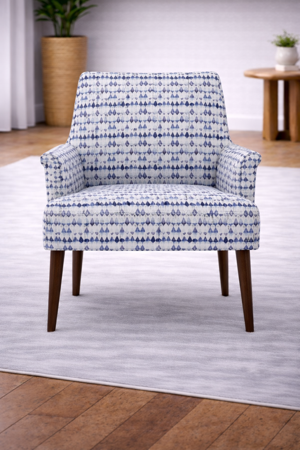 The Artisan Mosaic-Print Modern Armchair
