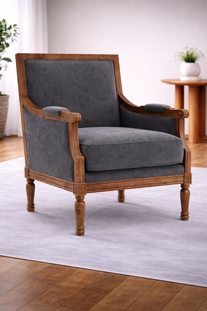 The Artisan Heritage Velvet Club Chair
