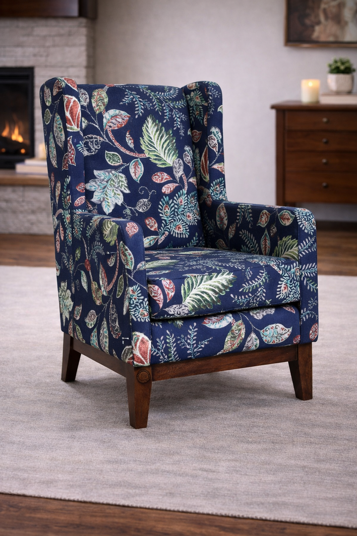 The Artisan Botanical Wingback Armchair