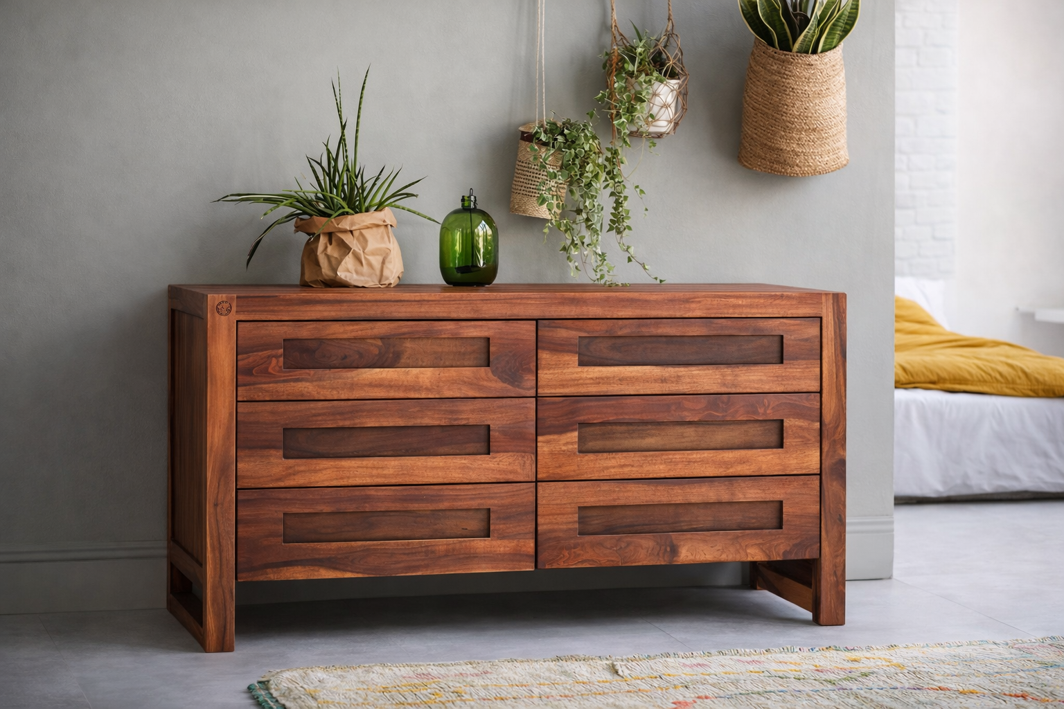 The Six-Drawer Horizontal Credenza