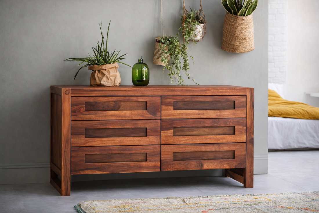 The Six-Drawer Horizontal Credenza