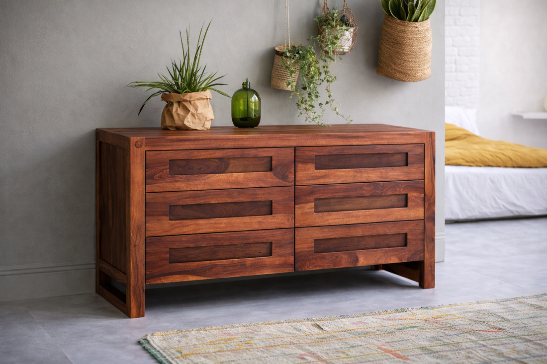 The Six-Drawer Horizontal Credenza