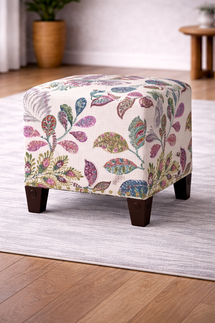 The Heritage Floral Low Stool