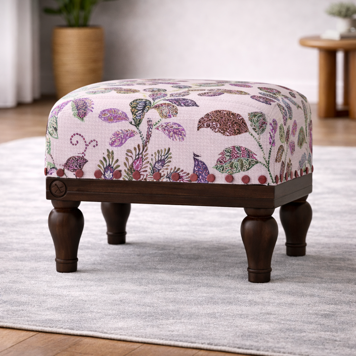The Artisan Heritage Floral Ottoman