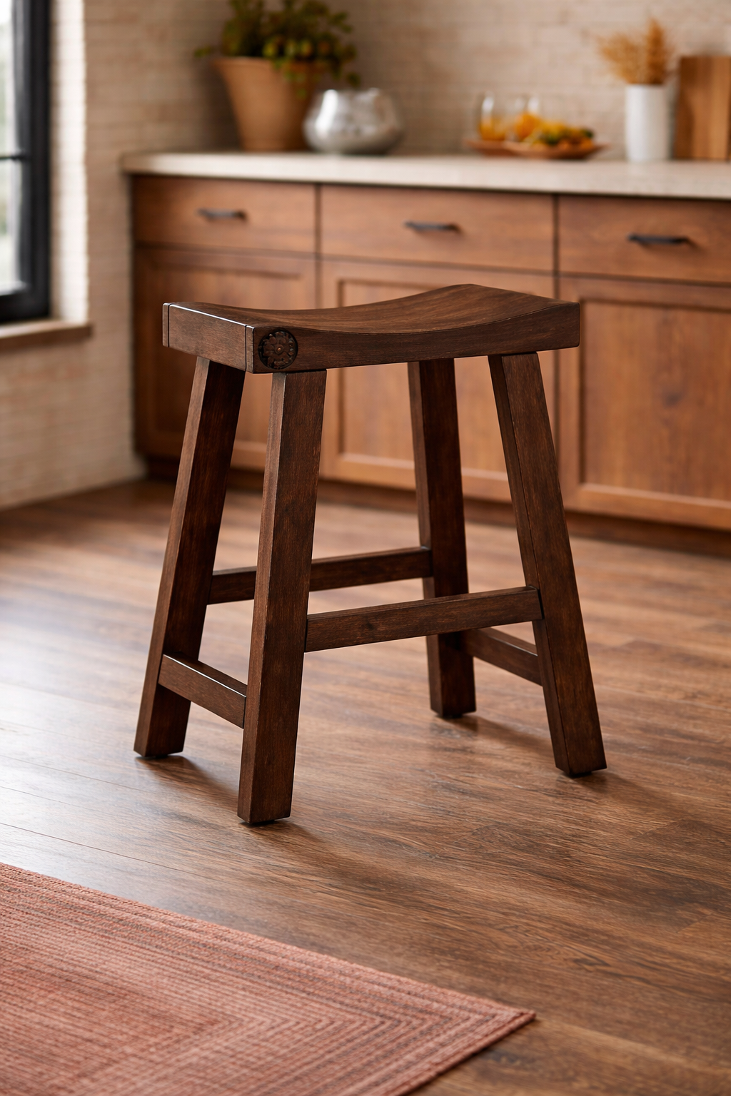 The Artisan Heritage Saddle Stool