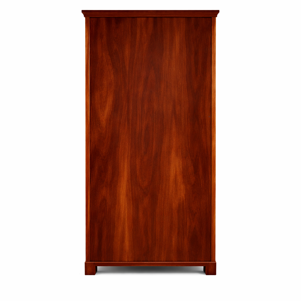 The Artisan Four-Tier Executive Bookshelf with Dual Base Drawers