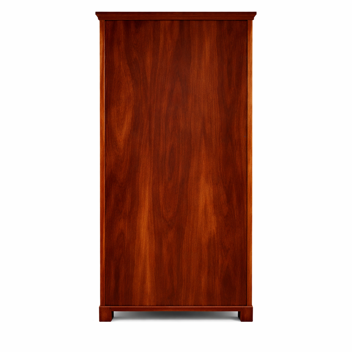 The Artisan Four-Tier Executive Bookshelf with Dual Base Drawers