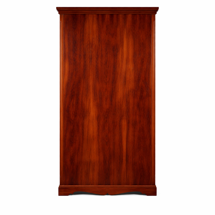 The Artisan Heritage Three-Tier Bookshelf with Carved Drawer