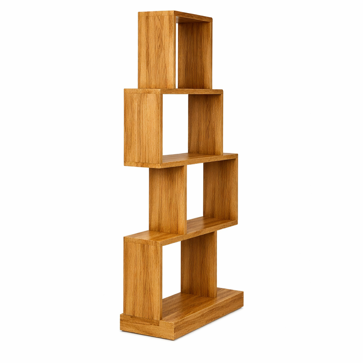 The Artisan S-Curve Zig-Zag Bookshelf