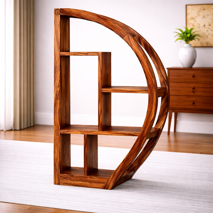 The Artisan Semi-Circular Architectural Bookshelf
