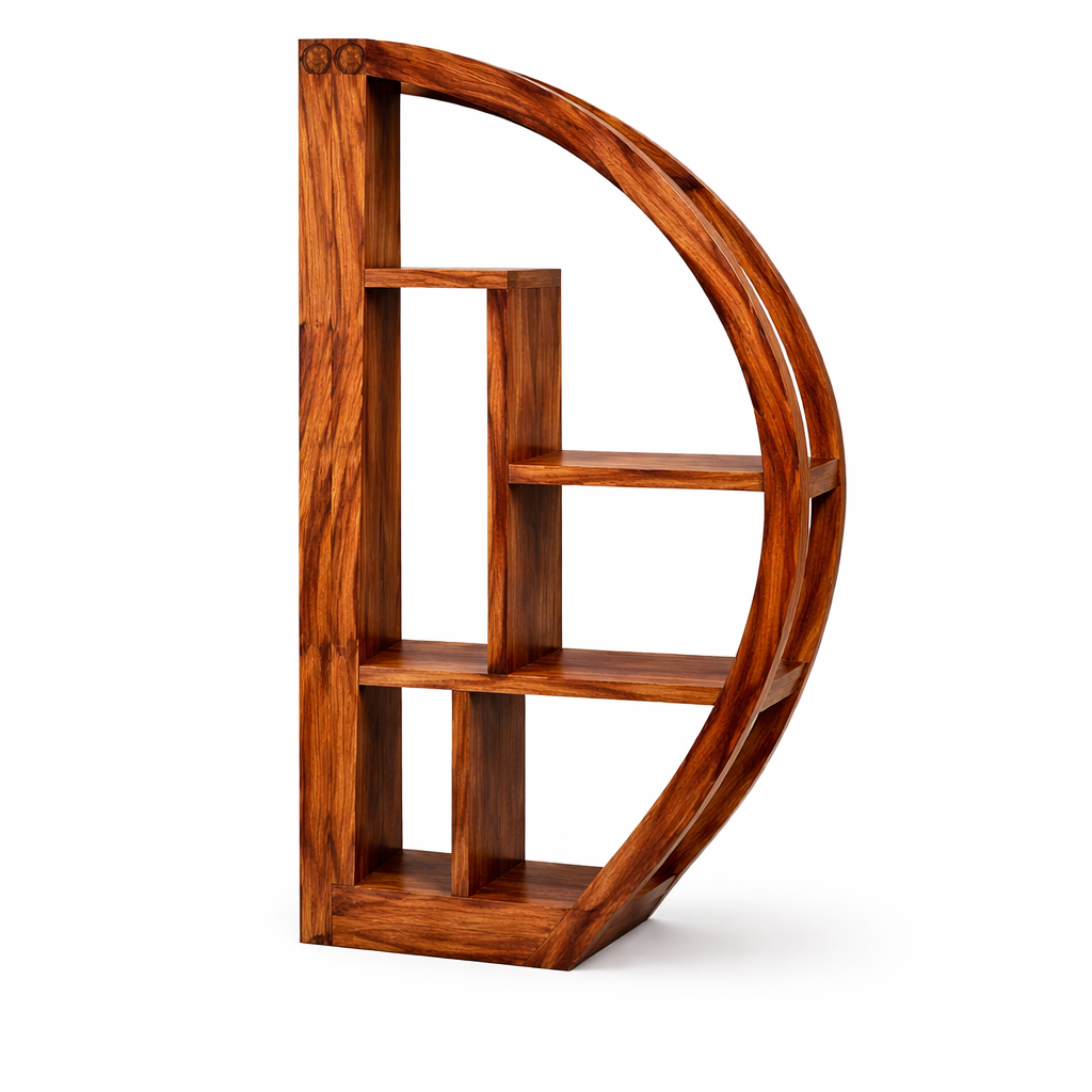 The Artisan Semi-Circular Architectural Bookshelf